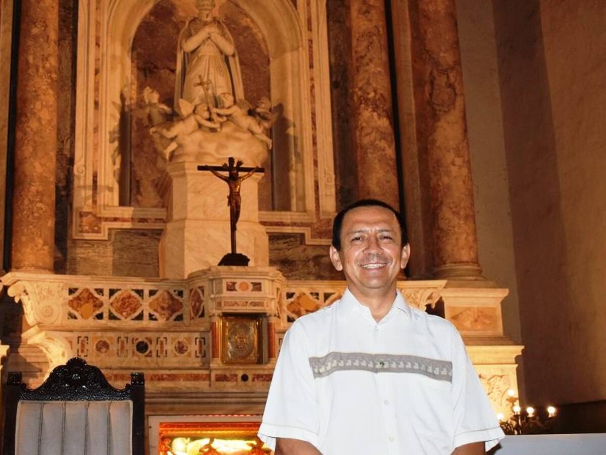 P. Luis R. Cruz, S.J. nuevo párroco de la Iglesia San Pedro Claver en Cartagena