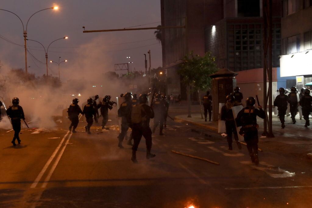 Protestas en Perú contra la presidenta Dina Boluarte (Photo by Klebher Vasquez/Anadolu Agency via Getty Images)