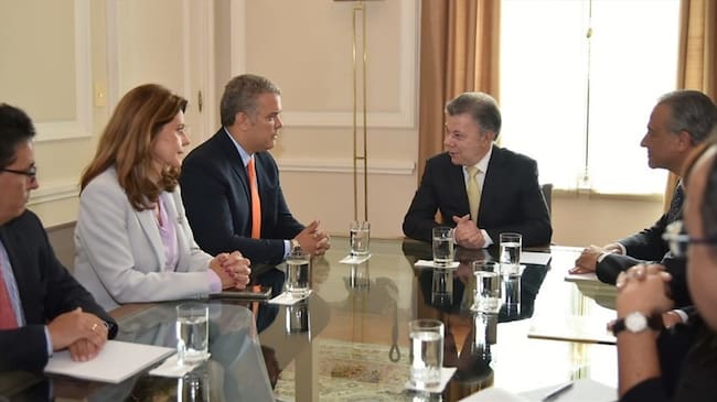 Iván Duque planteó que debe existir un diálogo para buscarle soluciones a las actuales trabas en el proyecto de procedimiento de la Jurisdicción Especial para la Paz. Foto: Colprensa