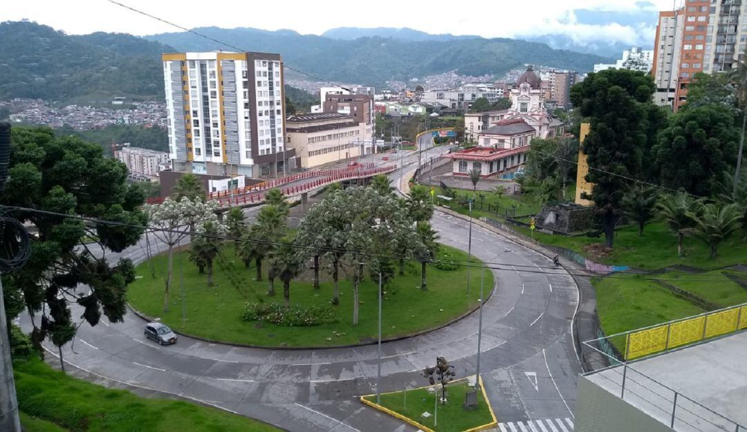 Glorieta de la Universidad Autónoma de Manizales. Foto: Carolina Reina.