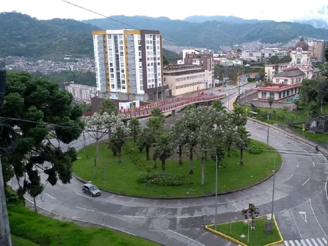 Glorieta de la Universidad Autónoma de Manizales. Foto: Carolina Reina.