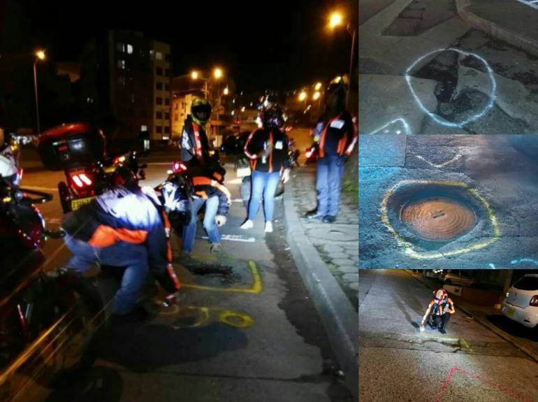 Los motociclistas en Manizales consideran que la malla vial de Manizales está en abandono. 