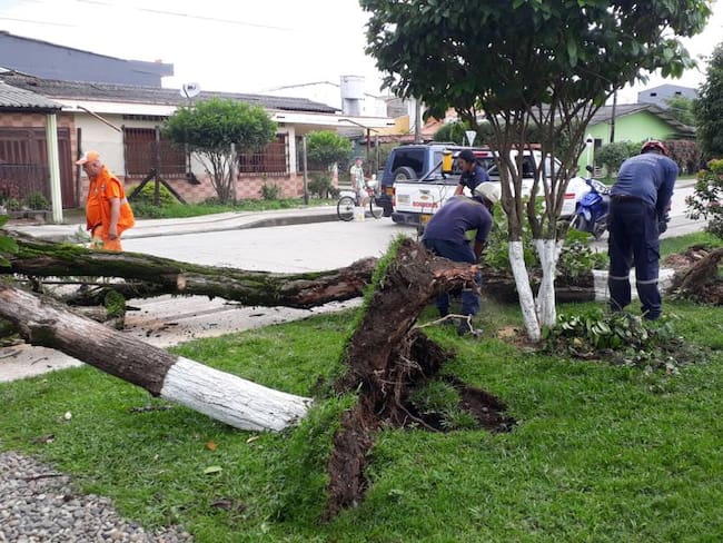 Fuerte vendaval causó daños en techos y vías de Chigorodó, Antioquia