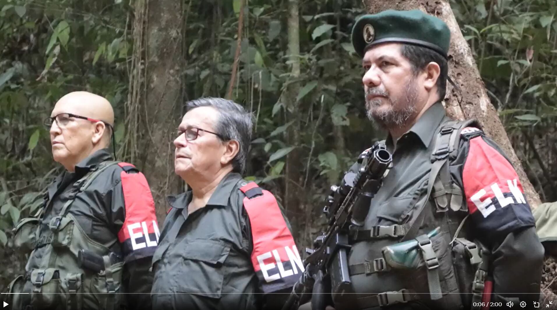 El ELN, en un video dijo que sus tres primeros comandantes, Antonio García,  máximo jefe guerrillero, ‘Pablo Beltrán’ y alias ‘Pablito’ fueron ratificados como las cabezas del comando central (COCE).