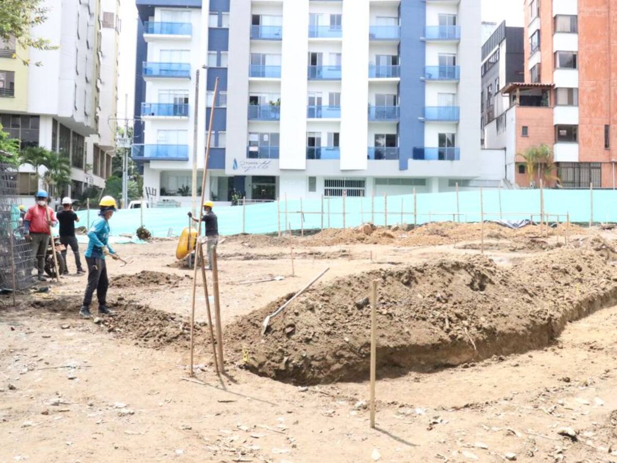 Avanza construcción del Parque de los Estudiantes en Pereira