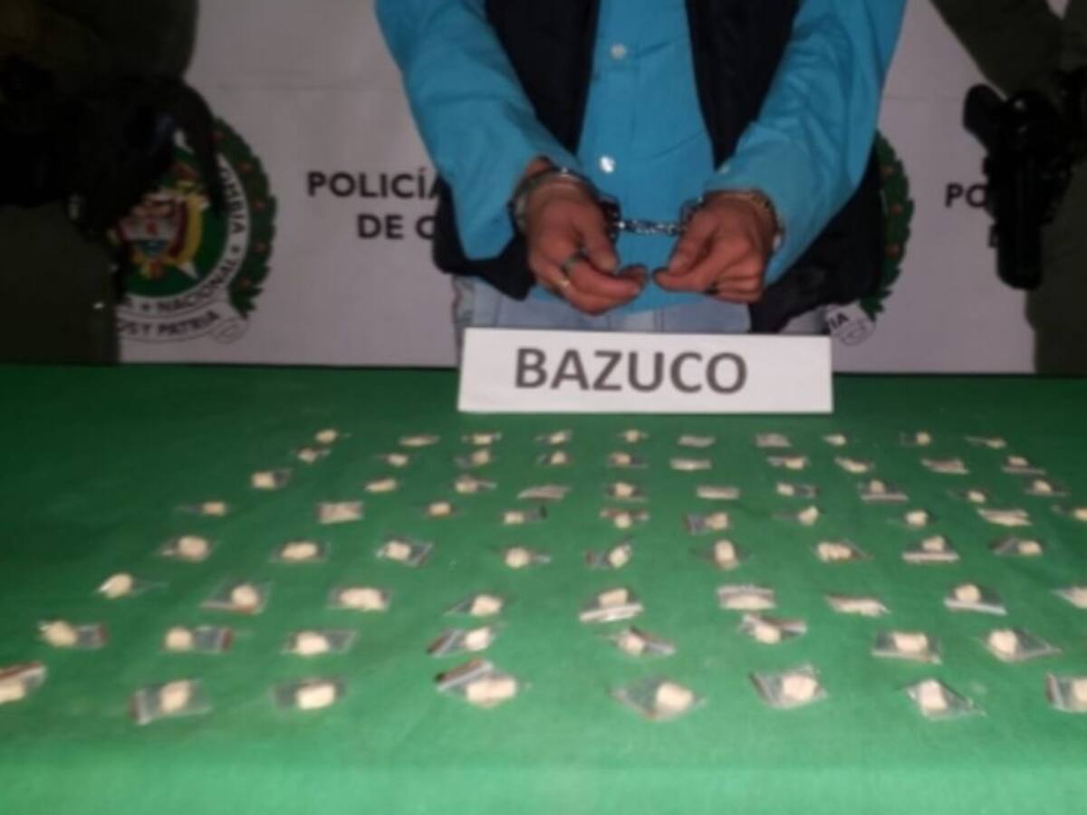 Tres personas fueron capturadas en Manizales por tráfico de estupefacientes