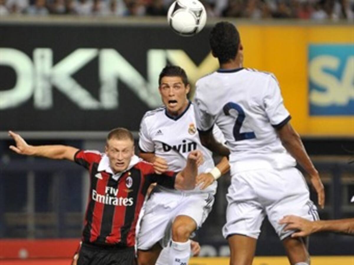 Real Madrid goleó a Milán en amistoso