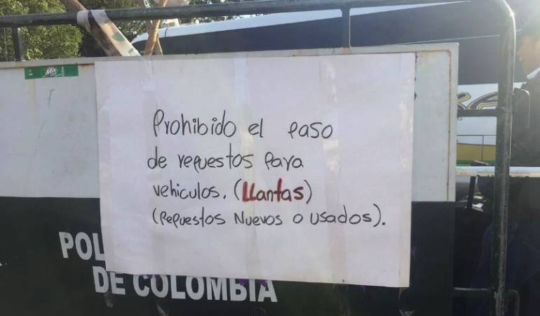 Venezolanos no pueden llevar repuestos para vehiculos desde Colombia