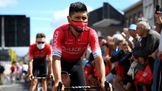 Nairo Quintana es undécimo en la clasificación general de la carrera.