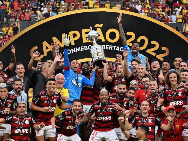 Flamengo de Brasil es el vigente campeón de la Copa Libertadores. (Photo by Luis Acosta / AFP) (Photo by LUIS ACOSTA/AFP via Getty Images)