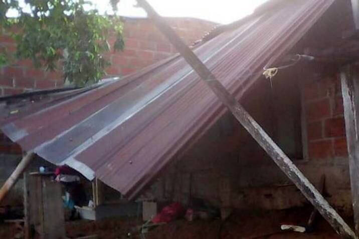 Vendaval en Antioquia- Foto de Archivo Colprensa.