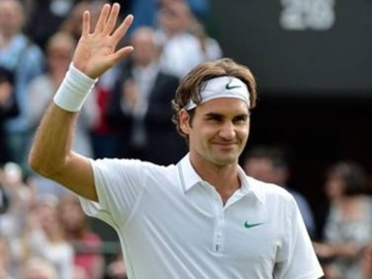 Roger Federer, a tercera ronda de Wimbledon