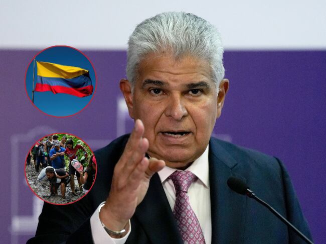 Presidente de Panamá Raul Mulino. Panamá confirmó que los vuelos de migrantes repatriados llegarán a Colombia.