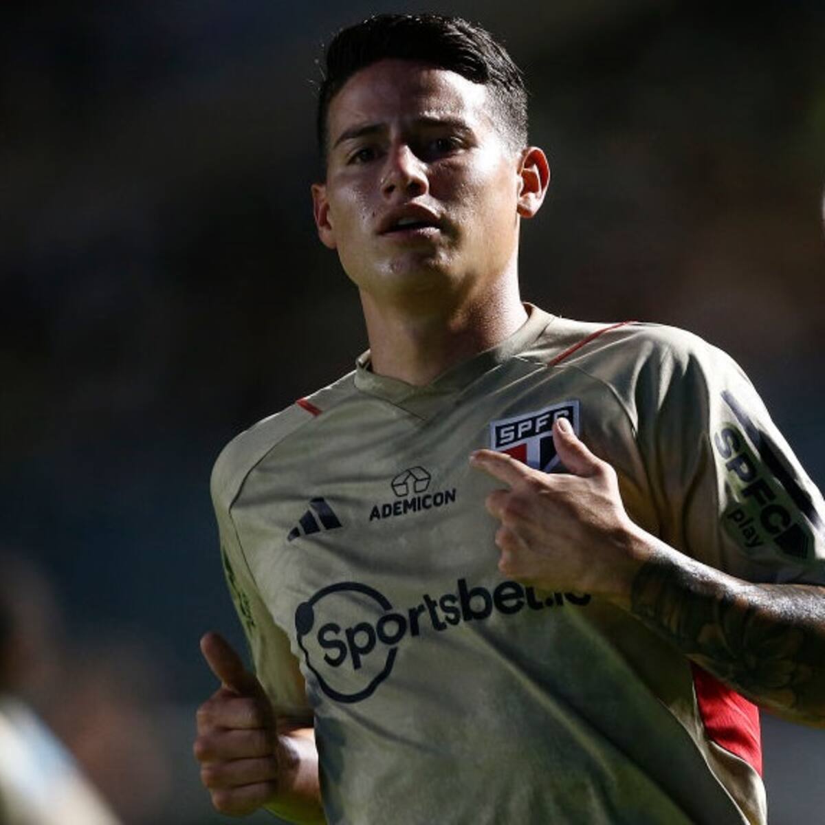 James Rodríguez, descartado para juego de São Paulo ante Red Bull Bragantino