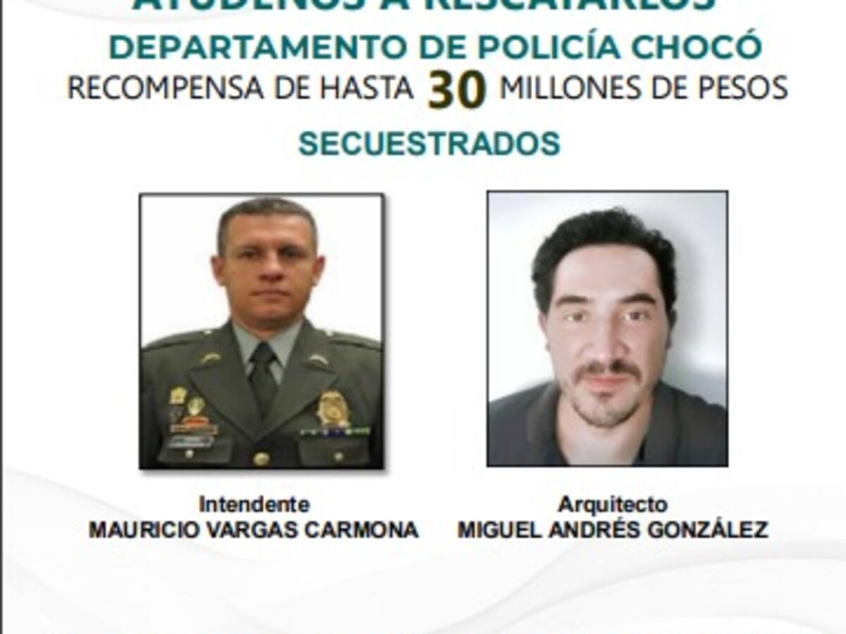 Policía intensifica búsqueda en el Chocó tras secuestro de intendente: ofrece millonaria recompensa