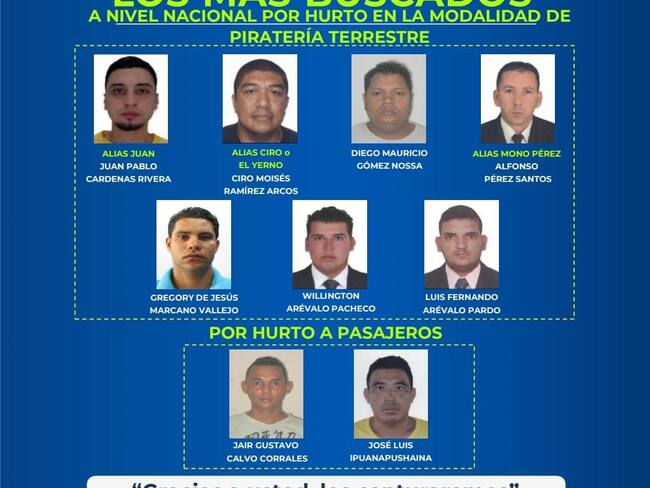 Cortesía: Policía de Tránsito y Transporte.