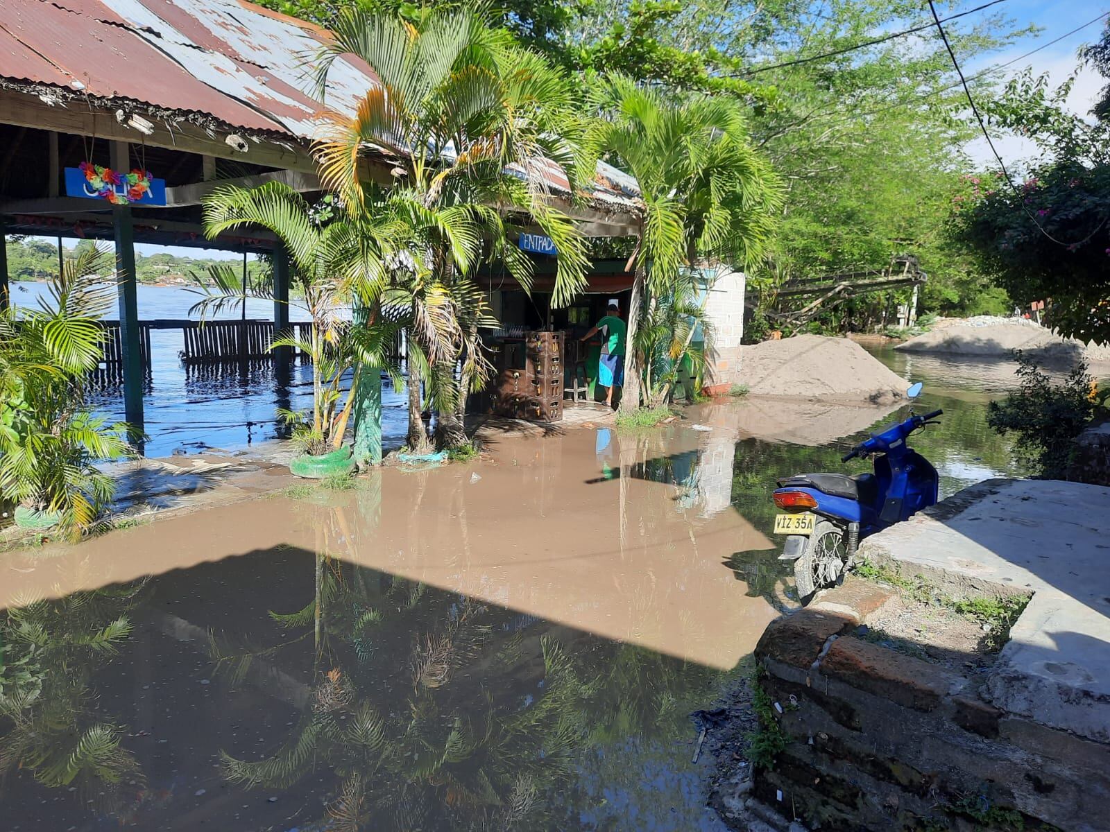 Inundaciones en Puerto Boyacá / Cortesía: Cuerpo de Bomberos de Puerto Boyacá.