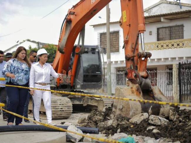 Avanzan en 80% obras del canal Emiliano Alcalá en Cartagena