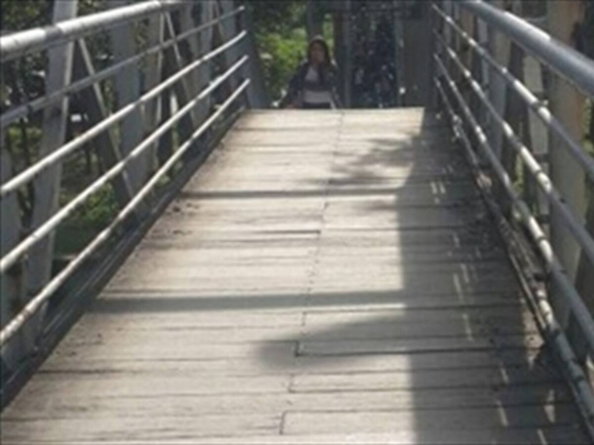 Refuerzan seguridad en los 24 puentes peatonales más críticos de Bogotá
