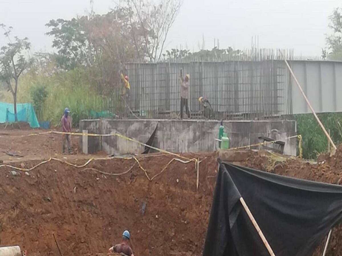 En fotos: Avanza obra del puente sobre el río Lili