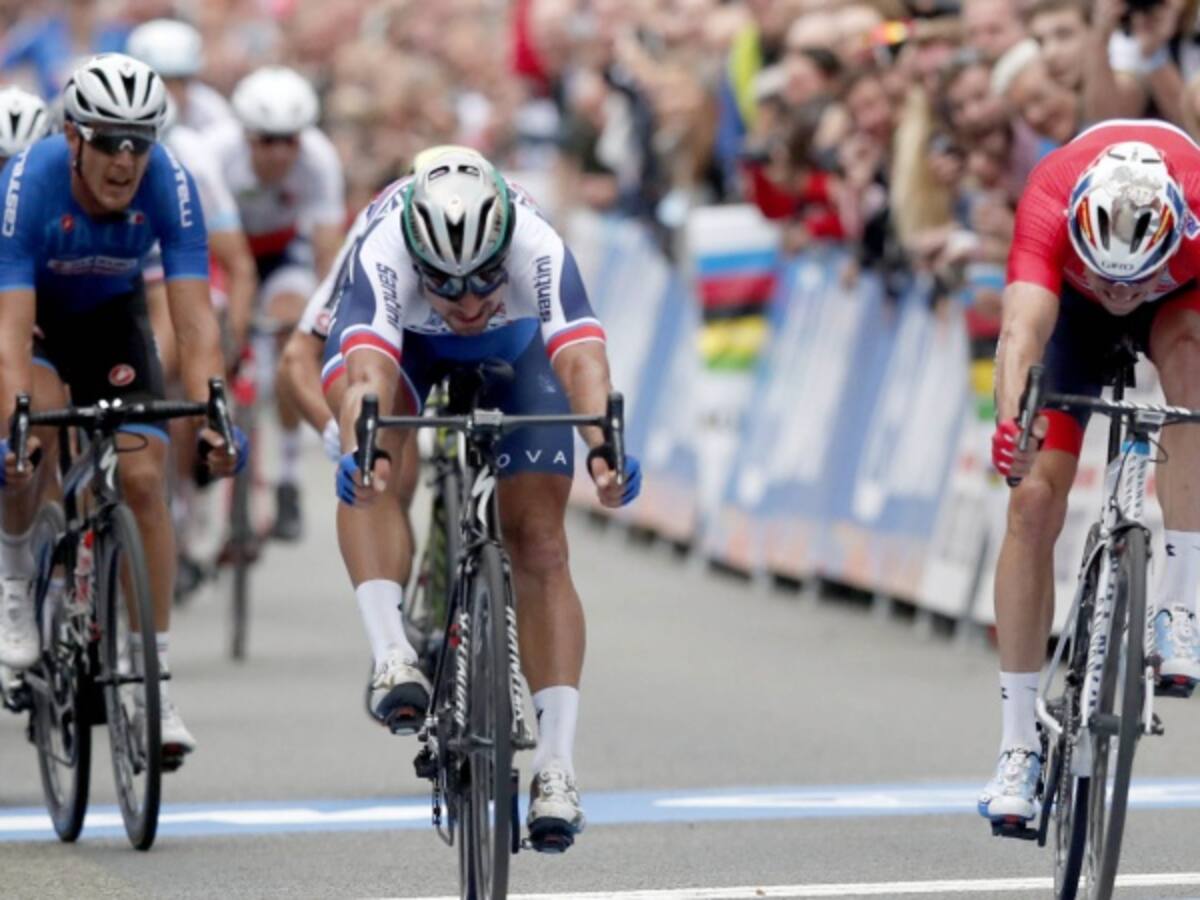 Peter Sagan se corona triple campeón en el Campeonato Mundial de Ruta