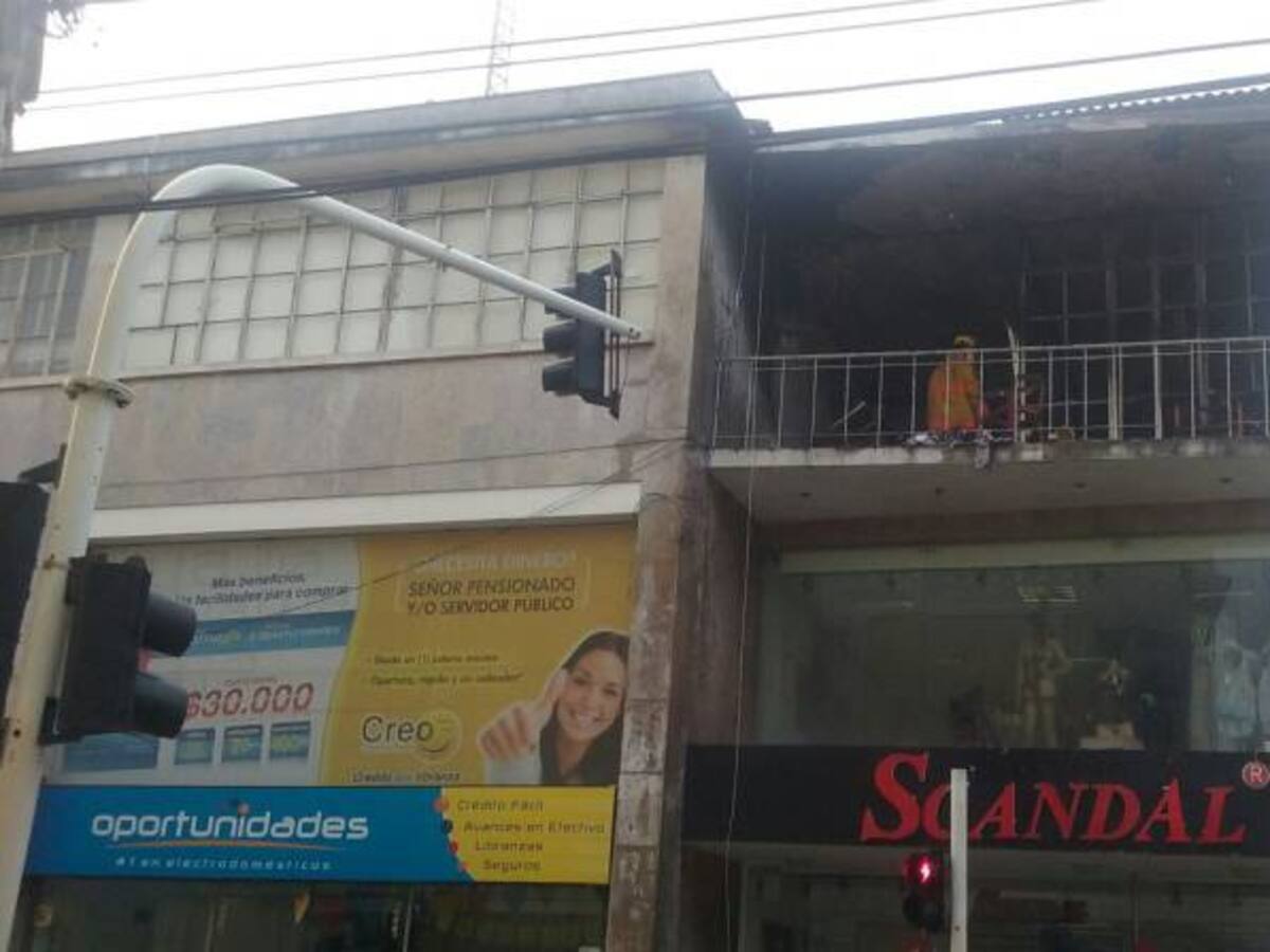 Se incendian oficinas de abogados en el centro de Sincelejo