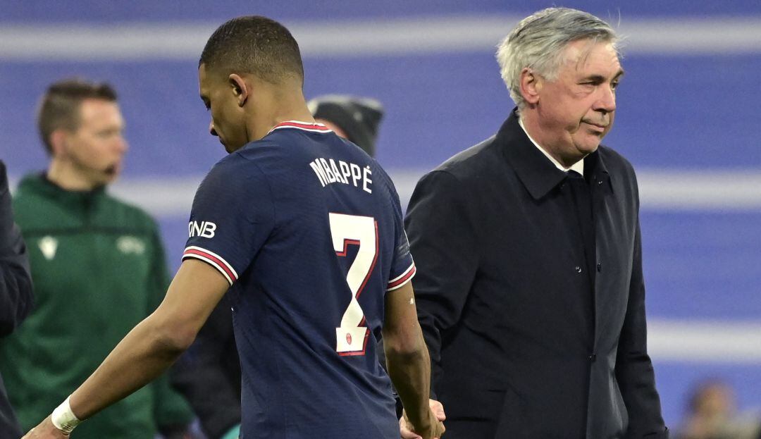 Mbappé y Ancelotti