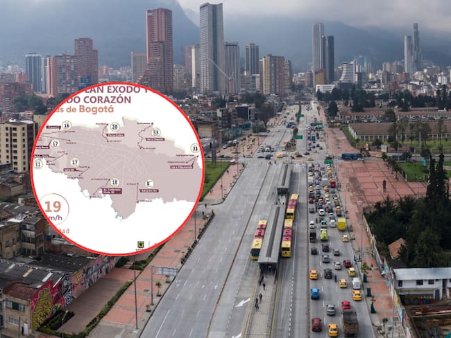Movilidad en Bogotá durante Plan Éxodo (Getty Images)