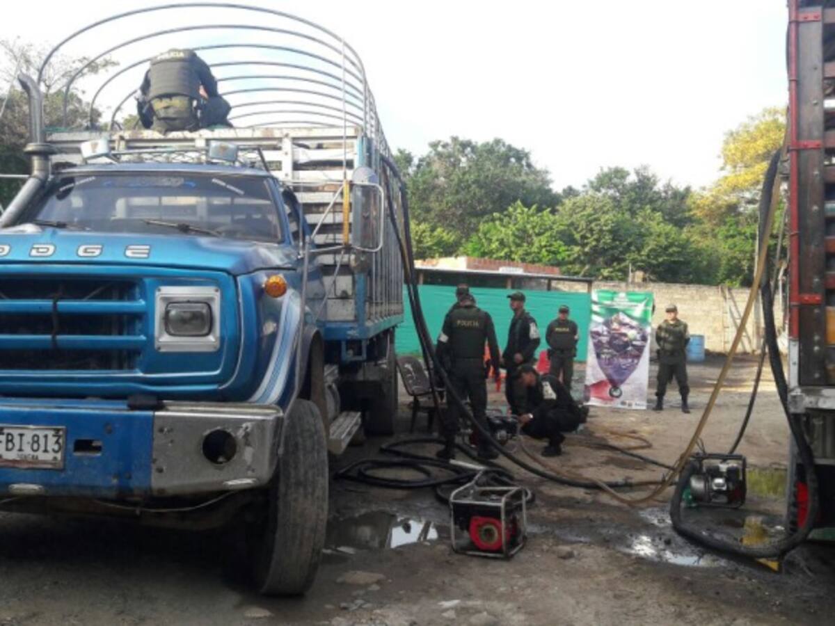 Duro golpe al contrabando de combustible en el Cesar