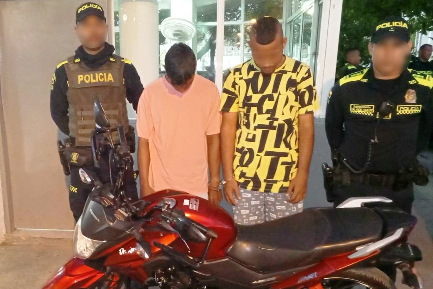 Cinco capturados en diferentes operativos en ofensiva contra el hurto de motocicletas