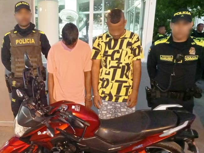 Cinco capturados en diferentes operativos en ofensiva contra el hurto de motocicletas