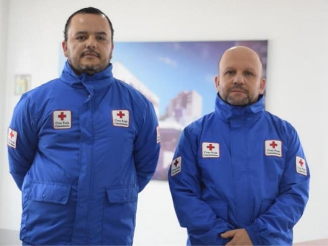 Delegados de la Cruz Roja Caldas en Ucrania