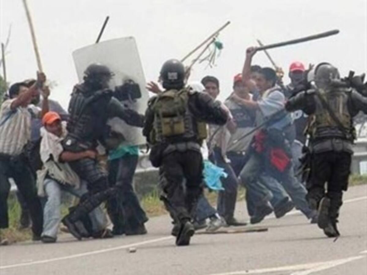 Manifestaciones indígenas dejan 40 heridos y 23 detenidos