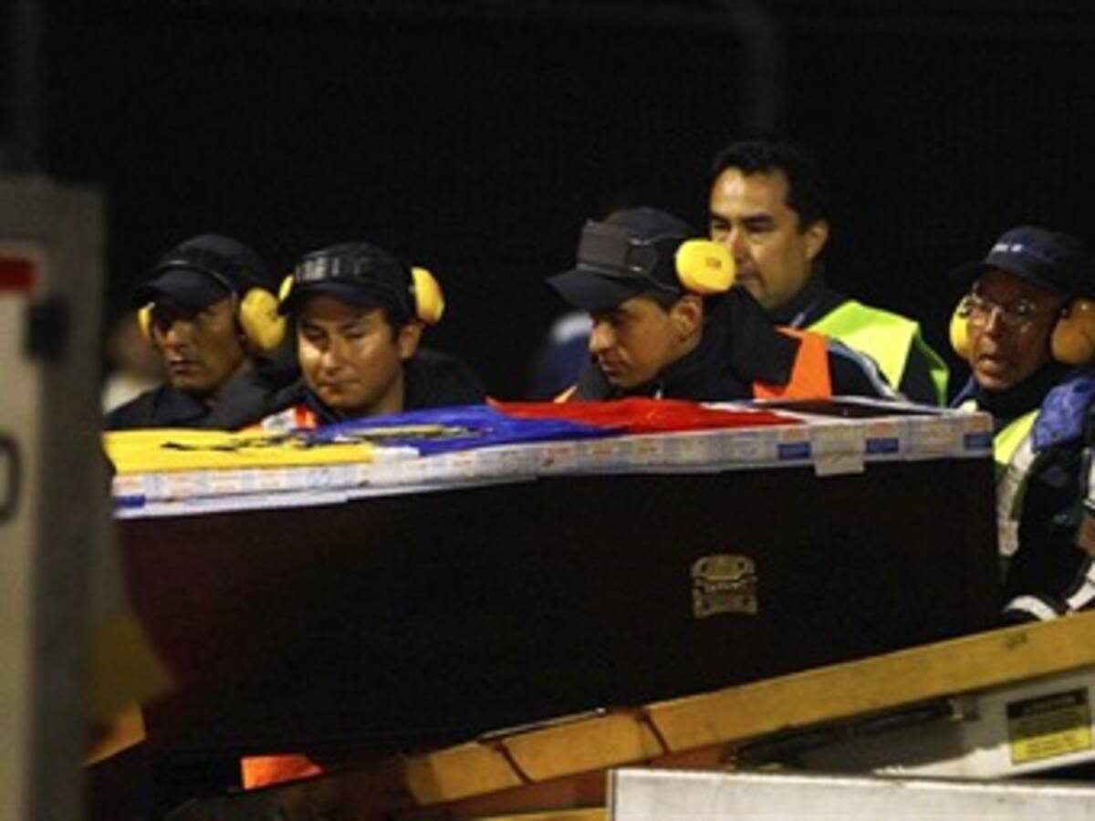 Llegan a Quito restos de Cristian "Chucho" Benítez
