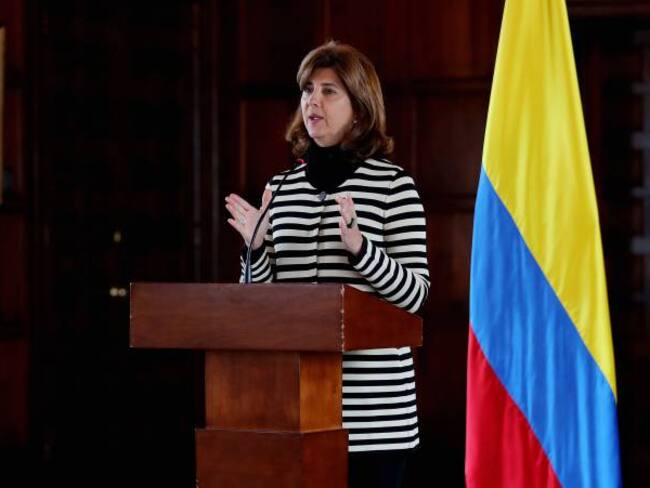 La canciller de Colombia, María Ángela Holguín