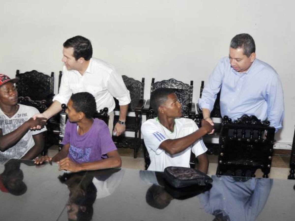 Jóvenes en riesgo de Cartagena acuerdan la Paz