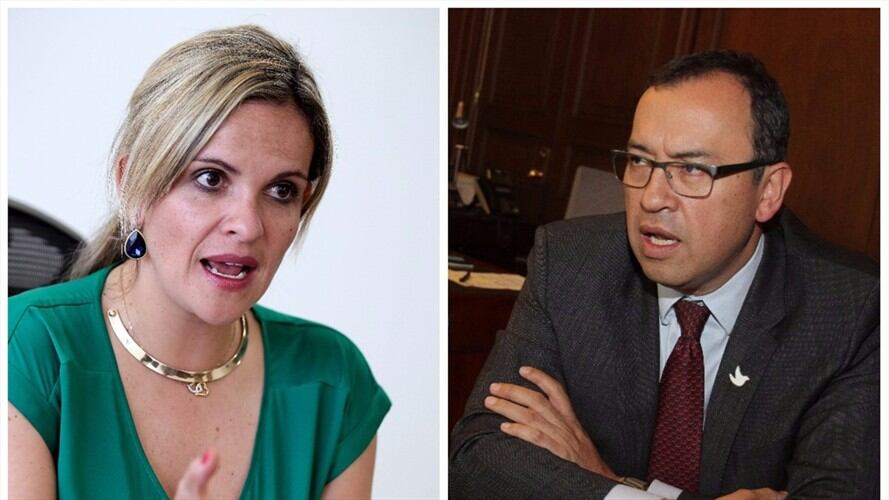 María Andrea Nieto / Alfonso Prada. Foto: Colprensa