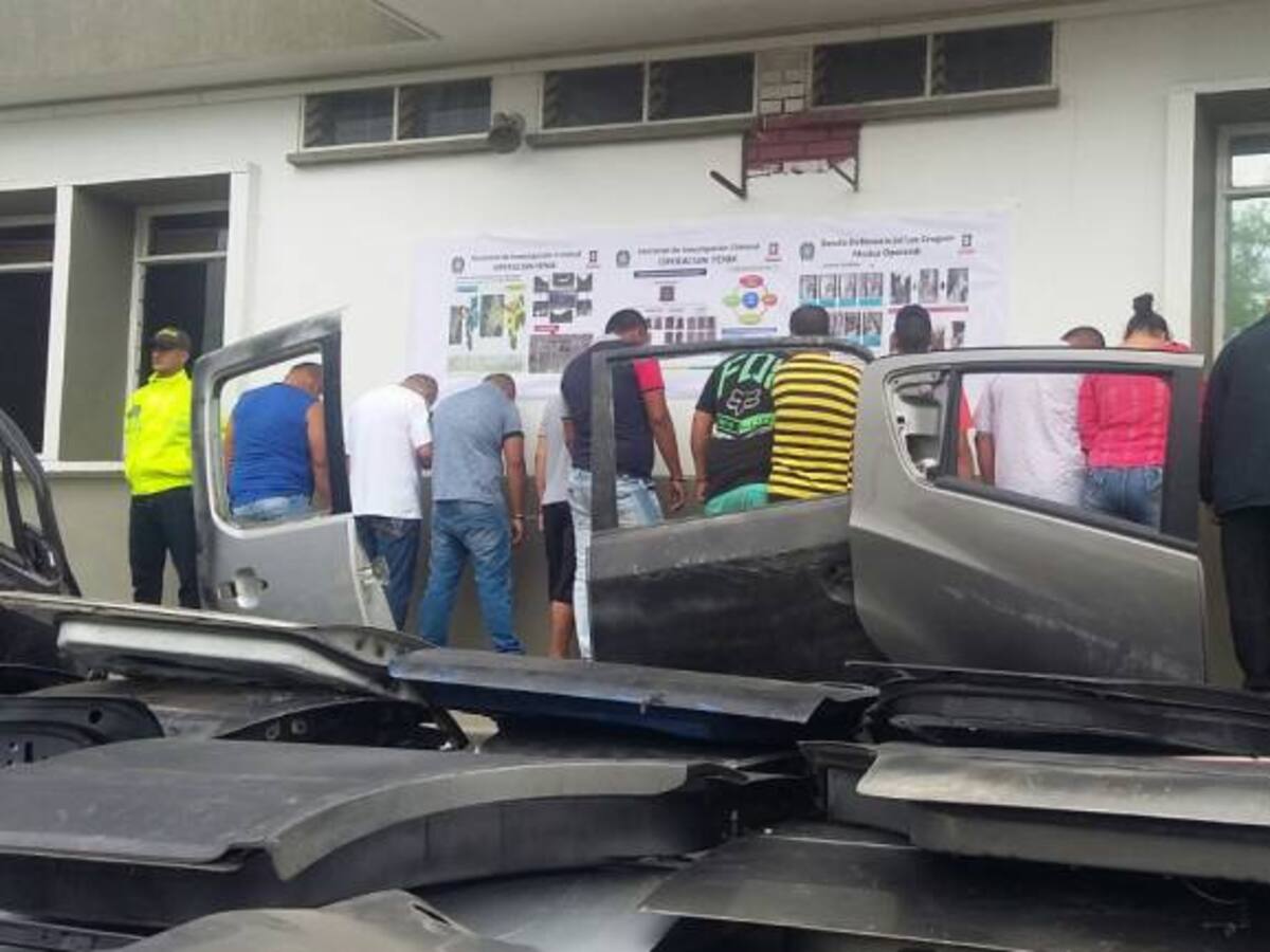 Capturan 12 personas por hurto de carros en Cali