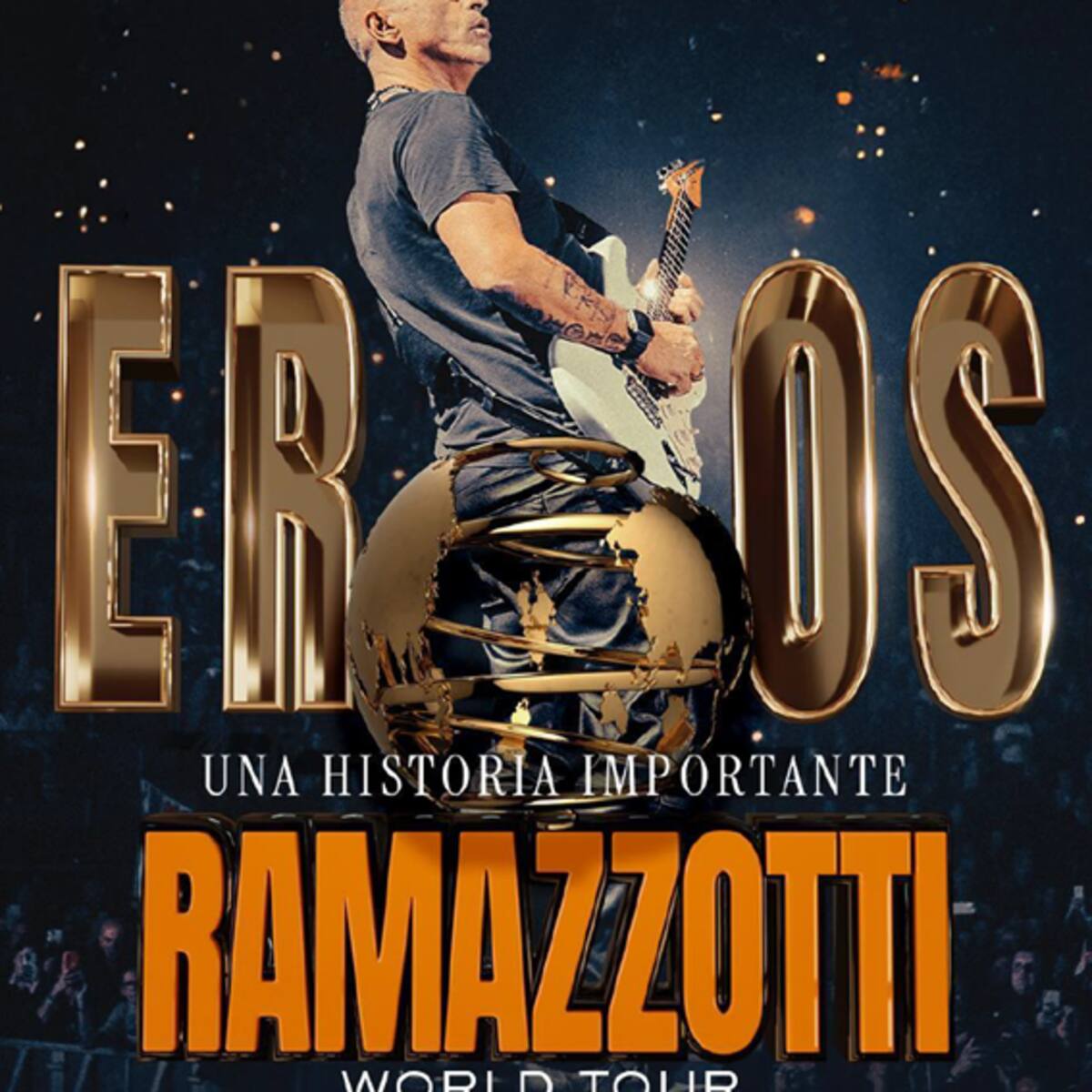 EROS RAMAZZOTTI llegará a Bogotá con su gira mundial ‘Eros Ramazzotti 2026’