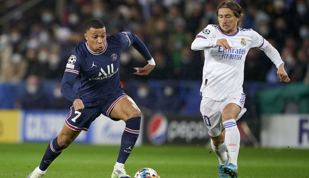 Modric y Mbappé