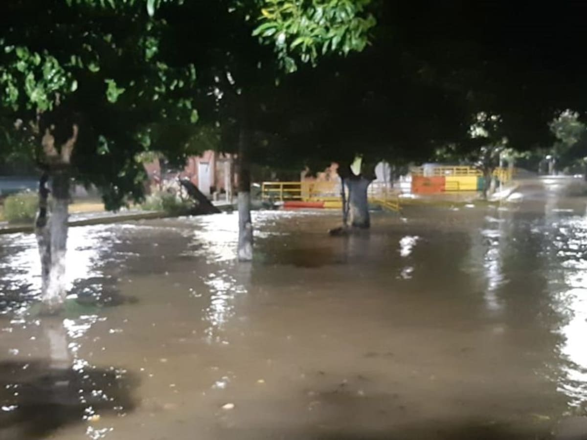 Aguacero inundó viviendas en Aracataca, Magdalena