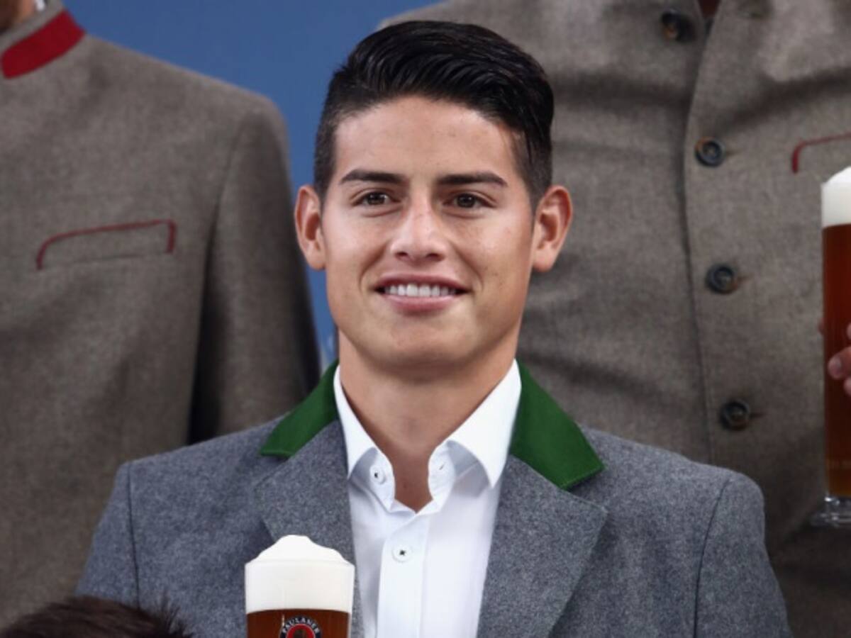James celebró su primer Oktoberfest con el Bayern Múnich