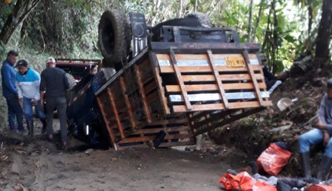Accidente en Aranzazu