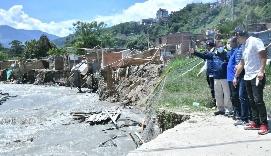 Verificación zonas afectadas por el invierno en Ibagué