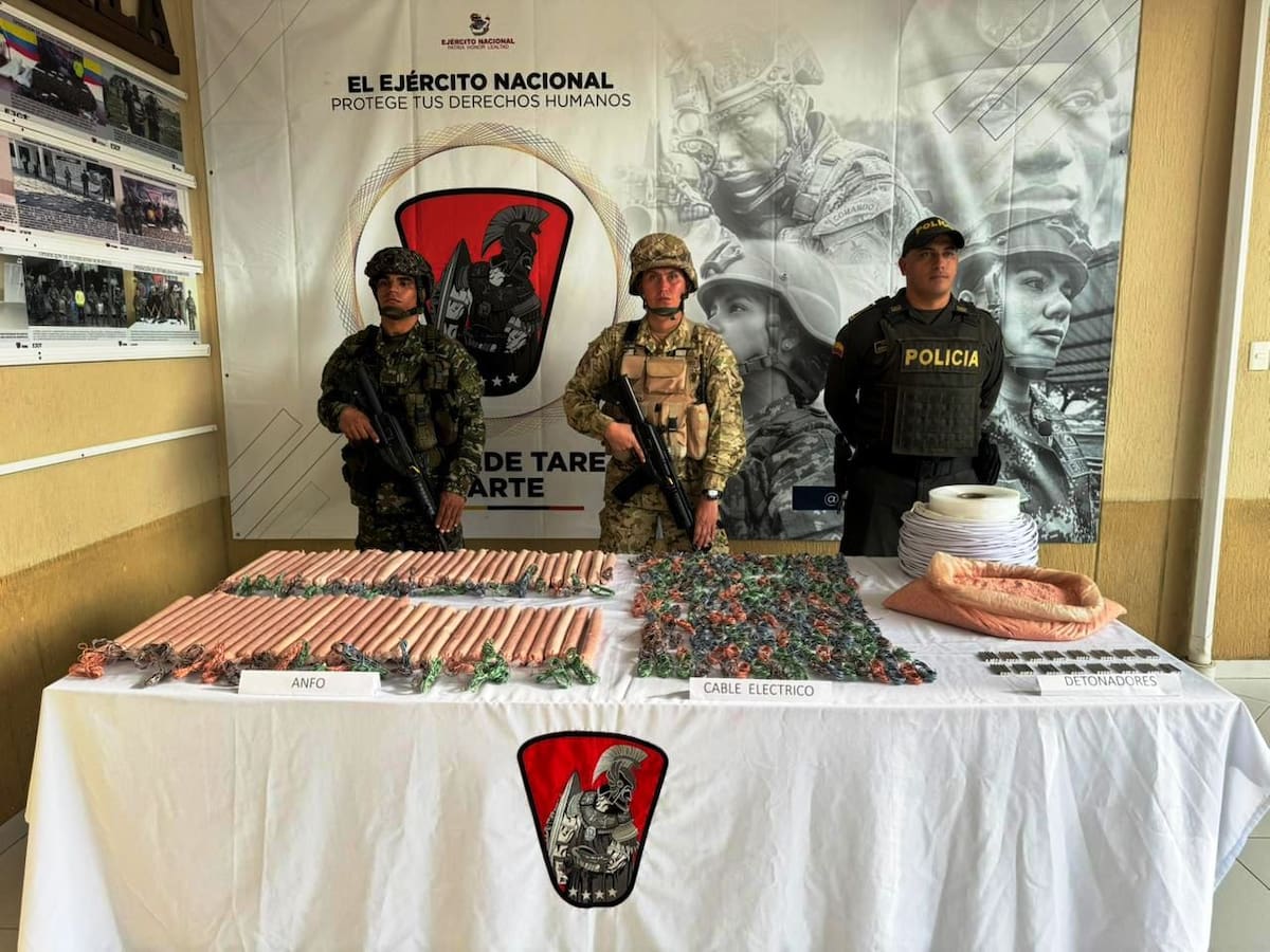 Material de explosivos para minería ilegal fue hallado en Santa Rosa del Sur, Bolívar