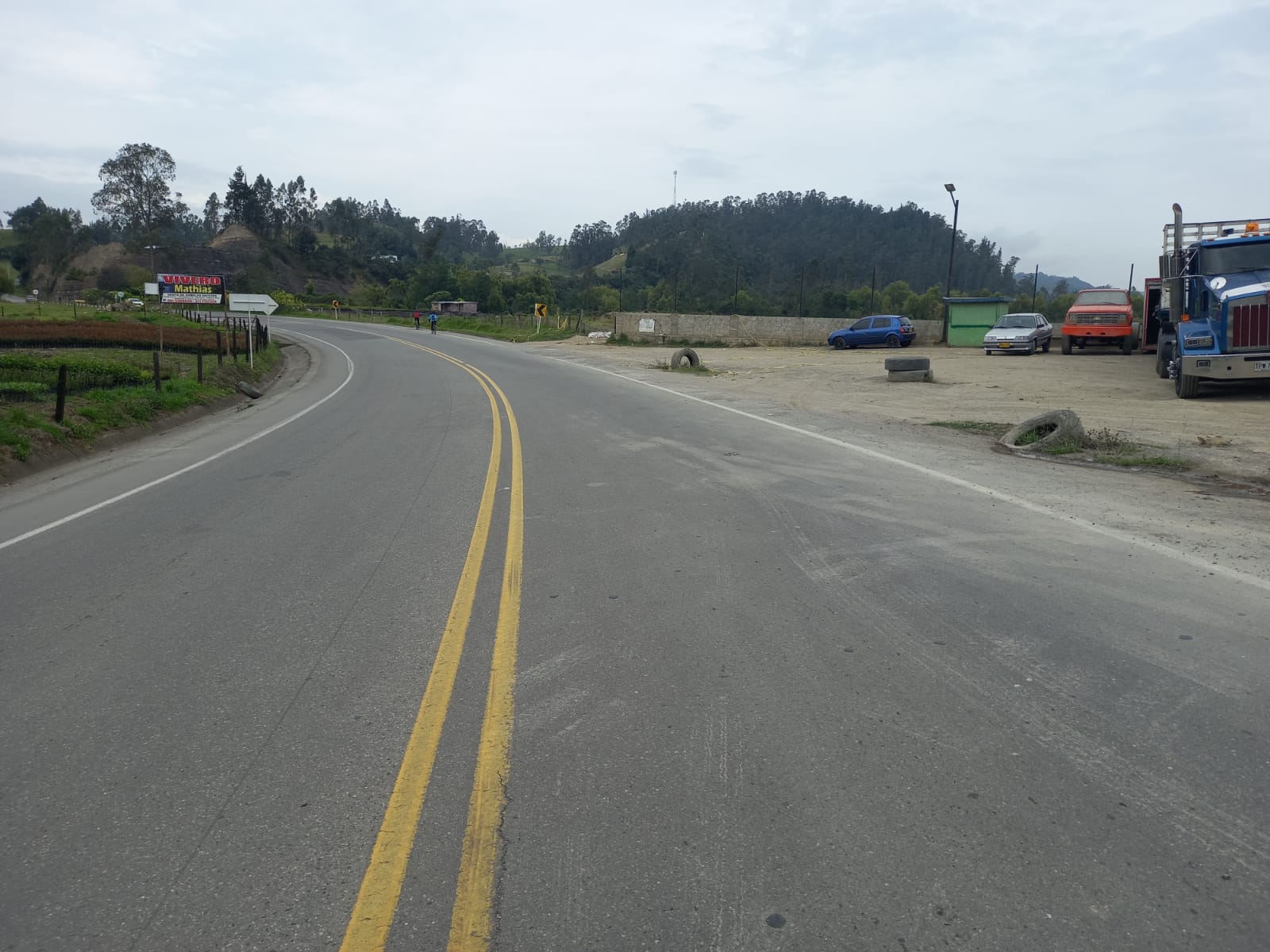 Vía Saboyá - Chiquinquirá / Accidente de tránsito