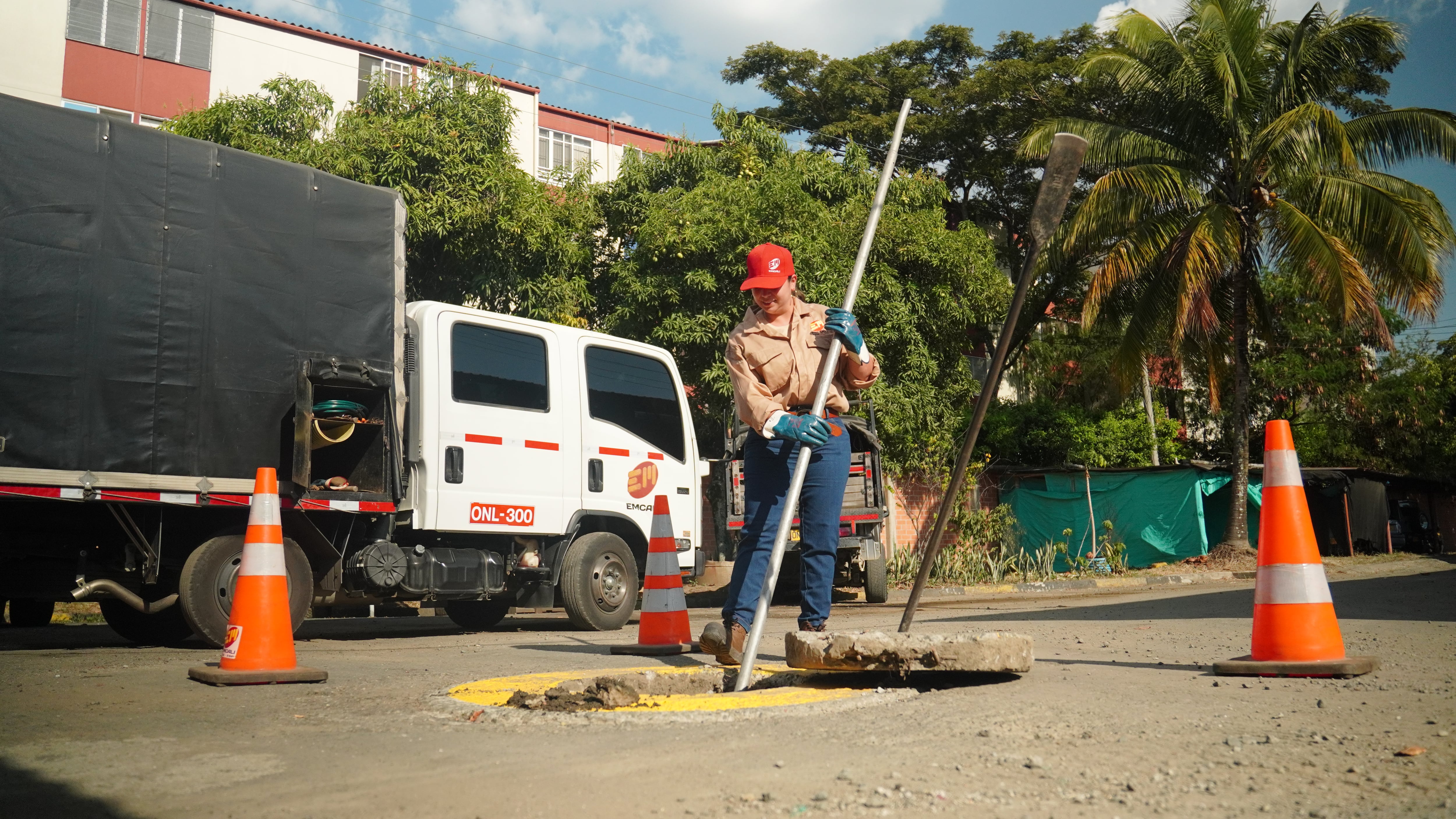 Los trabajos de reparación, verificación y mantenimiento en el sistema de acueducto y alcantarillado se realizarán hasta el 9 de marzo. Foto: Emcali