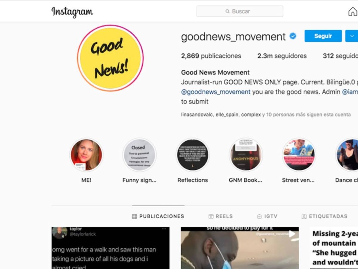 Buenas noticias: La tendencia que se toma Instagram