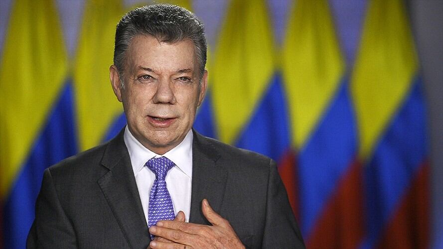 Santos: "Pese a que todavía nos queda camino por recorrer, vamos en la dirección correcta". Foto: Presidencia