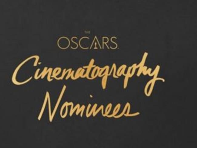 Los nominados a los Premios Óscar como Mejor Cinematografía